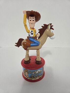 1999 McDonald's Happy Meal Toy Story 2 Woody & Bullseye Candy Dispenser